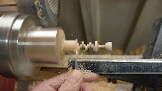 Wood Turning  Miniature crankshaft goblet. Multiaxis Woodturning.