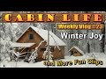 OFF  GRID CABIN LIFE  Vlog 23   Winter Joys And More MOUSE BUCKET MADNESS