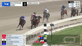 Gulfstream Park March 2, 2024 Race 2