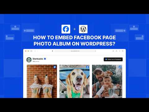How to embed Facebook page Photo album (One Album) on WordPress?