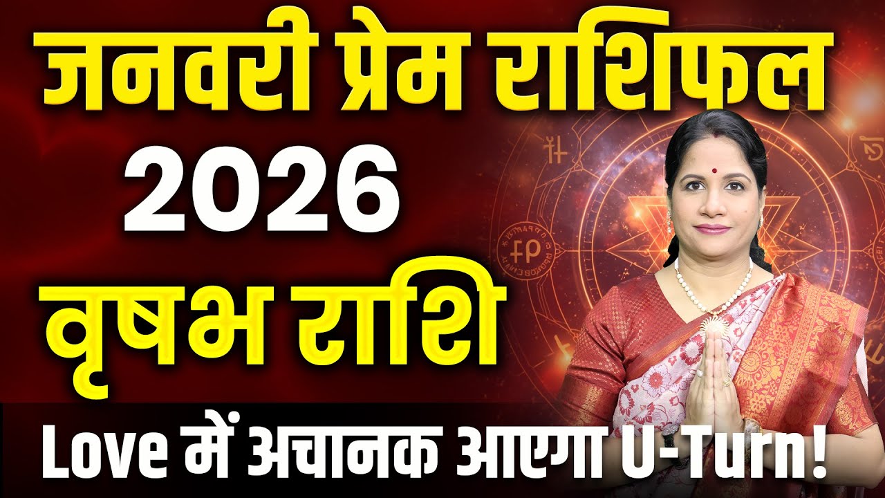 Vrishabh Love Horoscope January 2026 | Taurus Love Horoscope January 2026 | Love Life Predictions