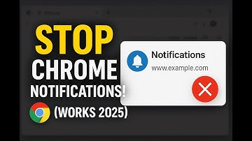 Turn Off Chrome Notifications Completely (2025 FIX!) 🔕