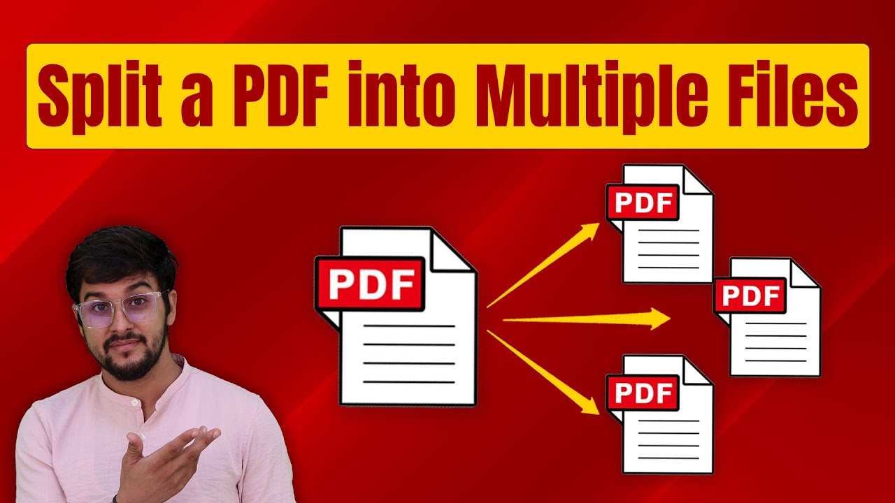 Split a PDF into Multiple Pages or Files (Offline) | Split Large PDF ...