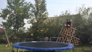 My first attempted double sideflip