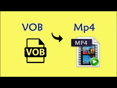 Vob Uzantılı Videoyu MP4&rsquo;e Çevirme / Vob to MP4 Converter