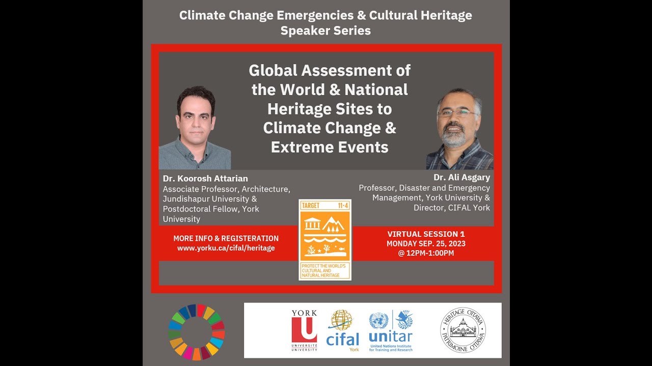 Climate Change Emergencies & Cultural Heritage Speaker Series - YouTube