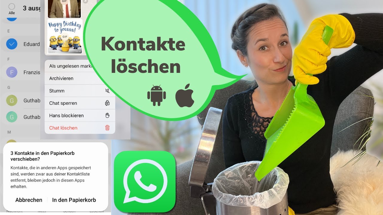 AUS WHATSAPP KONTAKTE LÖSCHEN - 2023 Anleitung