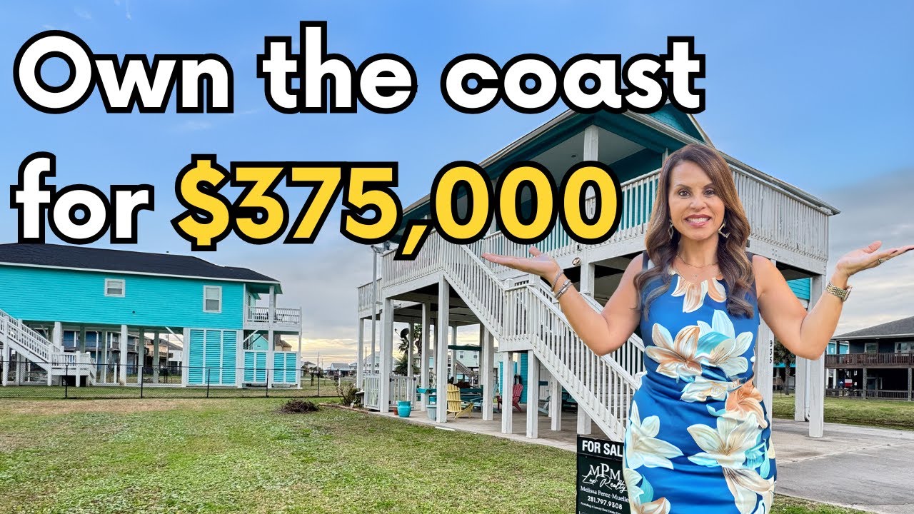 $375,000 Beach House + Extra Lot | One Block From the Ocean on Bolivar Peninsula