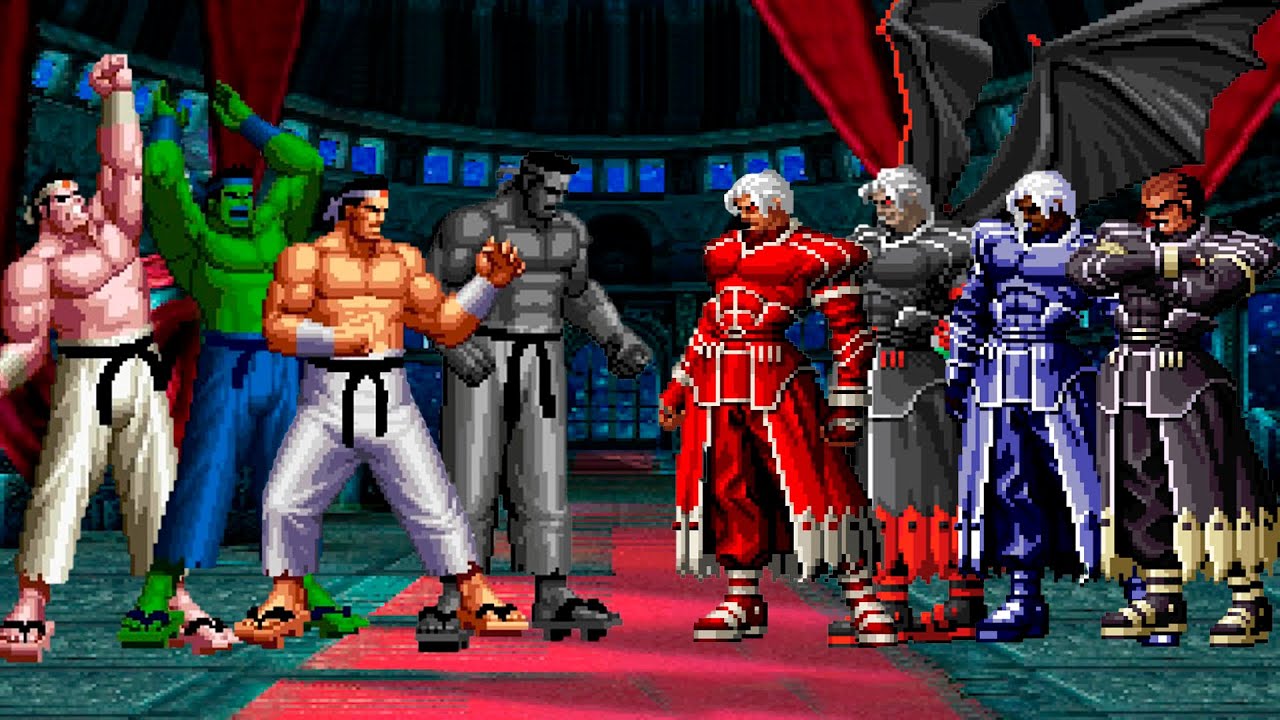 [KOF Mugen] Goro Daimon Team vs Zero Team - YouTube