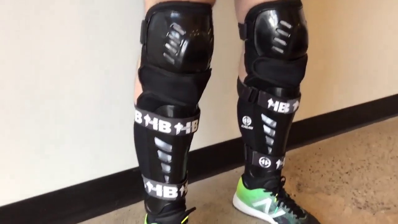 How to Put on Hockey Shin Guards 