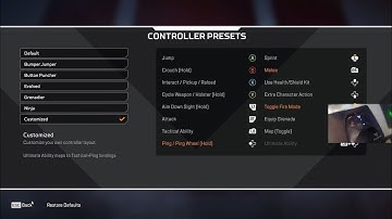Extesyy Shows New Controller Binds in Apex Legends
