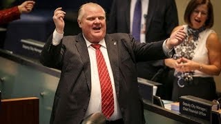 Toronto Mayor Rob Ford caught dancing in council meeting