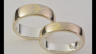 Masterworks Jewellery - Trailer for Trigold Mokume Gane Ring with Sterling Silver Liner