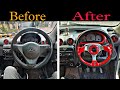 Sports steering wheel install in any car | Universal sports steering