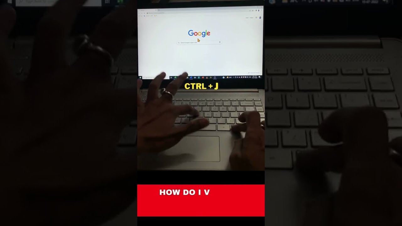 How do I view my download history on Chrome shorts