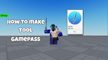 How to make tool gamepass shop | Roblox Studio