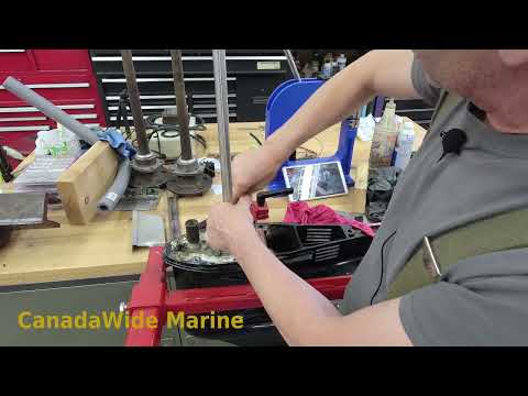 How to Replace the Water Pump Impeller on a 40HP Mercury Outboard motor.