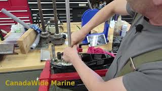 How to Replace the Water Pump Impeller on a 40HP Mercury Outboard motor.