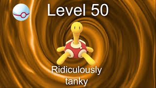Level 50 shuckle in the little catch cup!