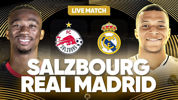 🔴 SALZBOURG - REAL MADRID LIVE /🔥LE MATCH POUR LA QUALIF ET LA 1ERE PLACE / COUPE DU MONDE DES CLUBS