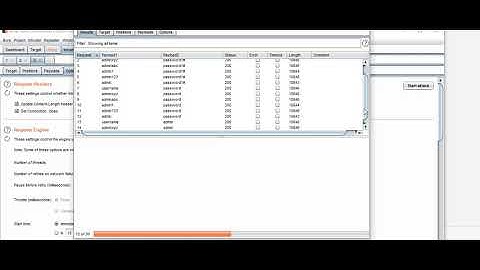 Brute force attack in web application with Burpsuite