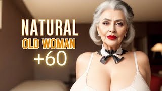Natural Older Woman OVER 60 💕Classy Dressed Attractive Women