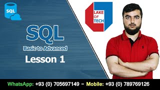 SQL Basic to Advanced Lesson 1 Introduction - in Pashto - - Farmanullah Zaland