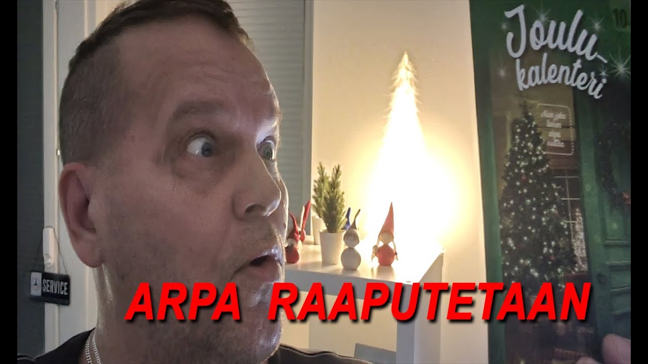 Joulukalenteriarpa raaputetaan