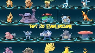 EVOLUCIÓN POKÉMON GO AMAZING- TOP 20 RARE POKEMON EVOLVING screenshot 5