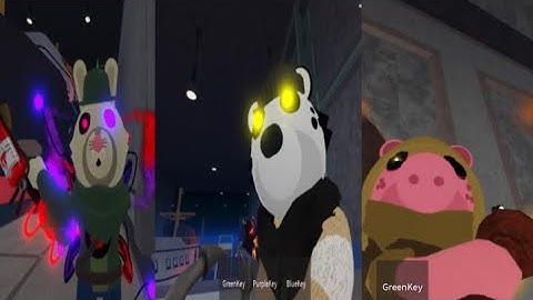 Lunatic Docks: Updated Benson, Paron and Penelope Pig jumpscares by Mxliye.