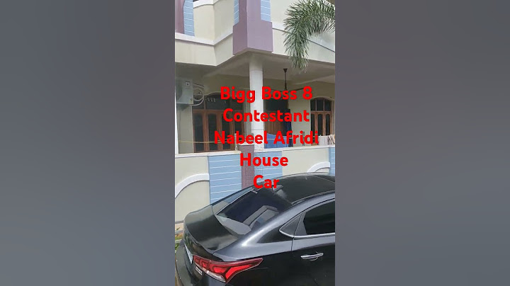 Bigg Boss 8 Contestant Nabeel Afridi House car #warangal