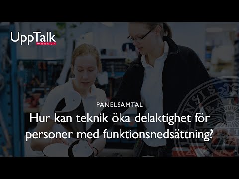 UppTalk Weekly: Kan forskning och teknik öka delaktighet för personer med funktionsnedsättningar?