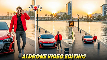 Instagram Trending Ai Drone Shot Video Editing Tutorial | How To Make Ai Drone Video