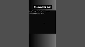 Running Man in CMD | CMD hack | BYCODE | #shorts #youtubeshorts #viralvideo