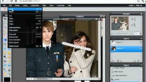 Pixlr Tutorial: Justin Bieber & Prince William Face Swap