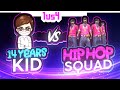 14 years kid Vs Hip Hop Squad  para SAMSUNG A3,A5,A6,A7,J2,J5,J7,S5,S6,S7,S9,A10,A20,A70 // FREEFIRE