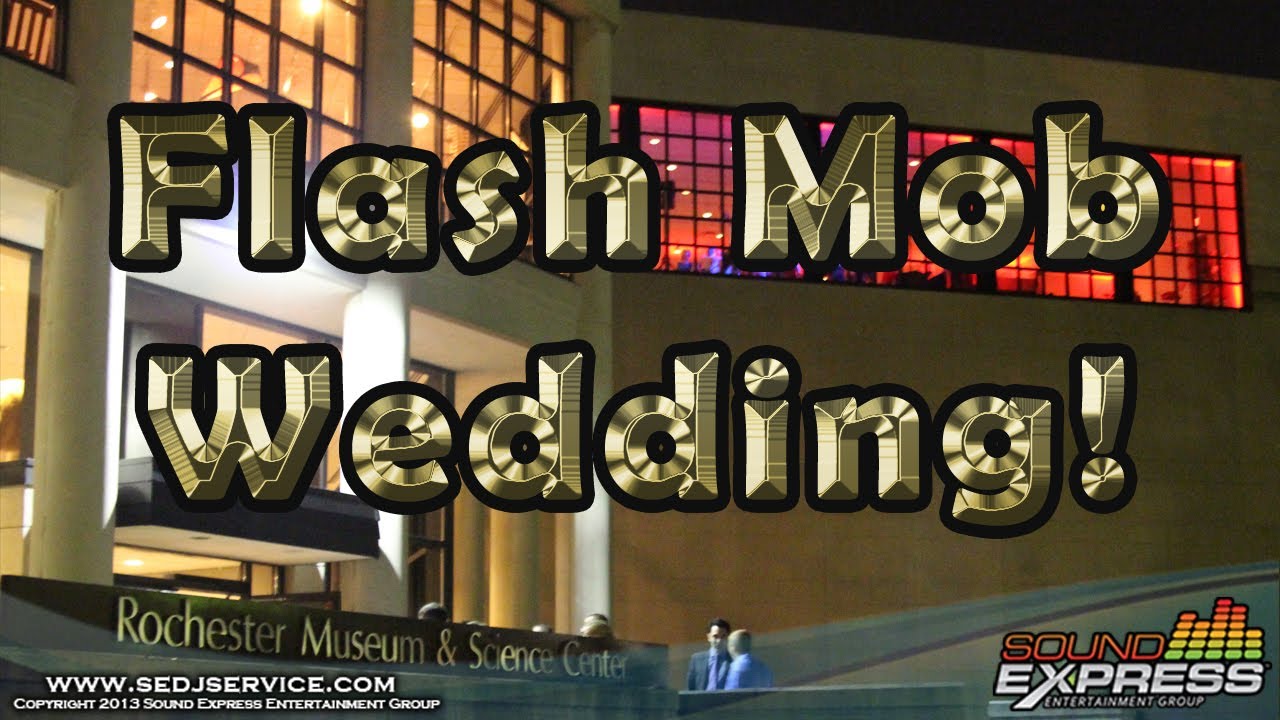 Flash Mob Wedding Idea At The Rochester Museum Science Center With Flash Mob Wedding Idea At The Rochester Museum Science Center With Sound Express Entertainment