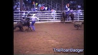 Calf Roping - Brooksville And Davie, FL Rodeo - 1987