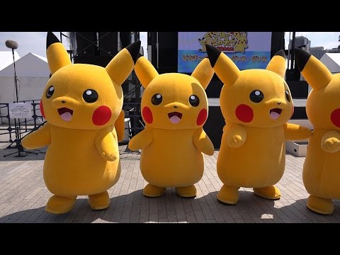 4k ピカチュウ ダンス ダンス ダンス 横浜赤レンガ倉庫 15 Pikachu Dance Youtube