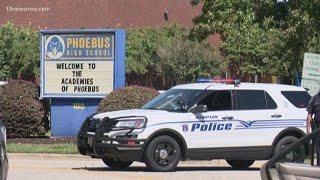 Hampton police search for shooter after man found dead in high school parking lot