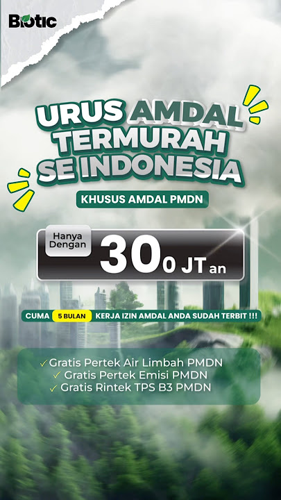 Jangan lewatkan kesempatan kalian untuk promo menarik kali ini! #perizinanlingkungan #promo