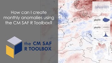 How can I create monthly anomalies using the CM SAF R Toolbox?
