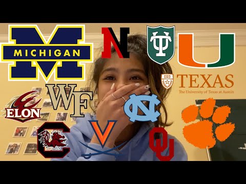 COLLEGE DECISION REACTIONS (UMich, UNC, Harvard, Clemson, UMiami, Northeastern, Tulane, and MORE!!)