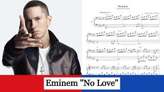 No Love - Eminem (piano solo)