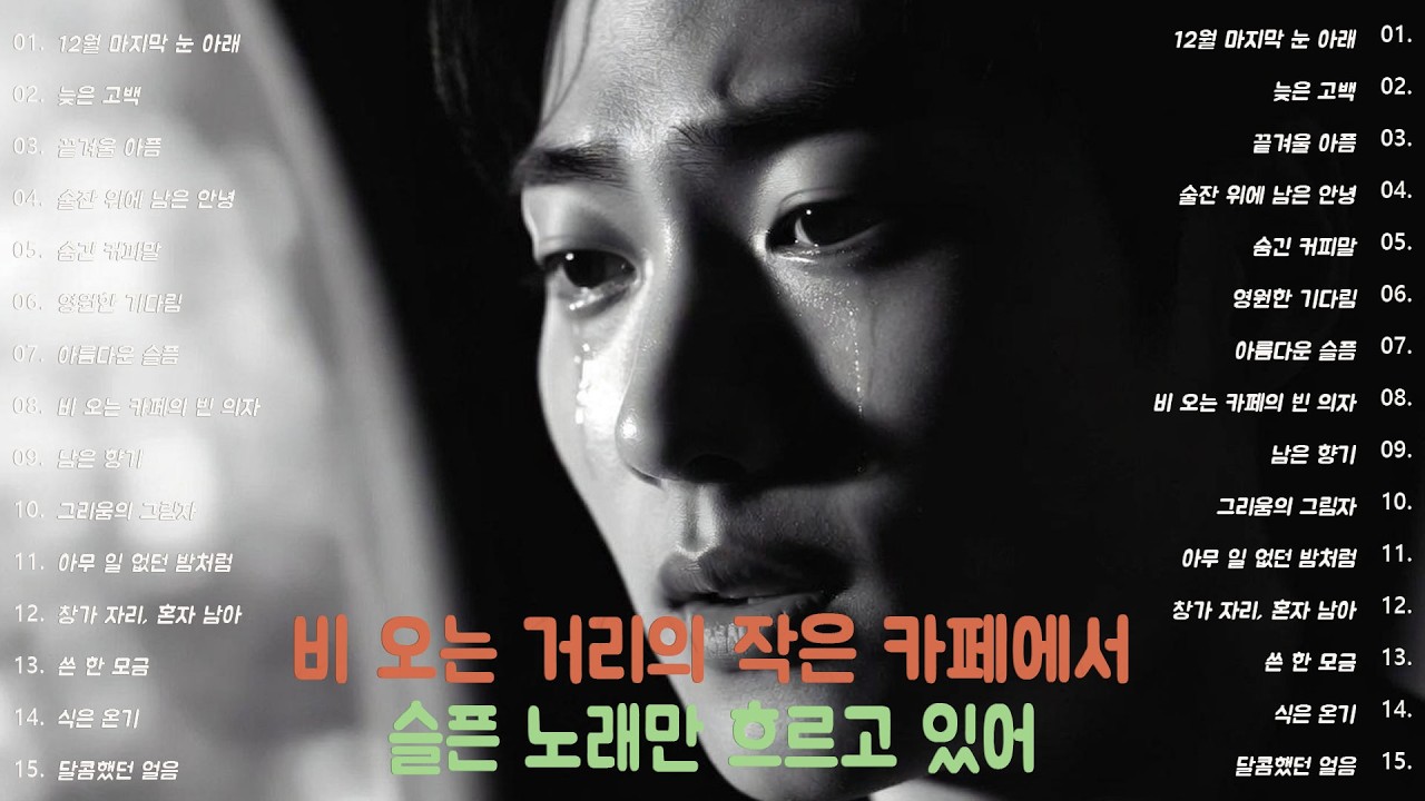 [K-POP] 조용한 선술집에서 흐르는 감성 이별 발라드 20곡 모음