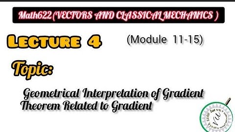 math622(vector and classical mechanics) || lecture 4  module(11-15)*Iqra Azhar*