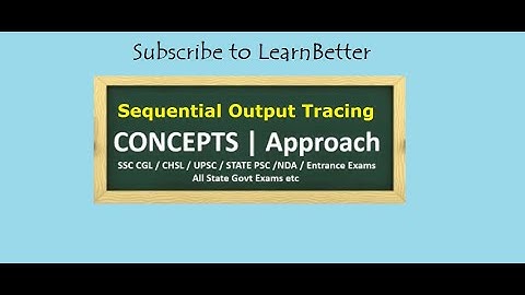 Verbal Reasoning | Sequential Output Tracing | Ch #7 | for SSC, UPSC, NDA, Bank,CAT, GRE &Govt exams