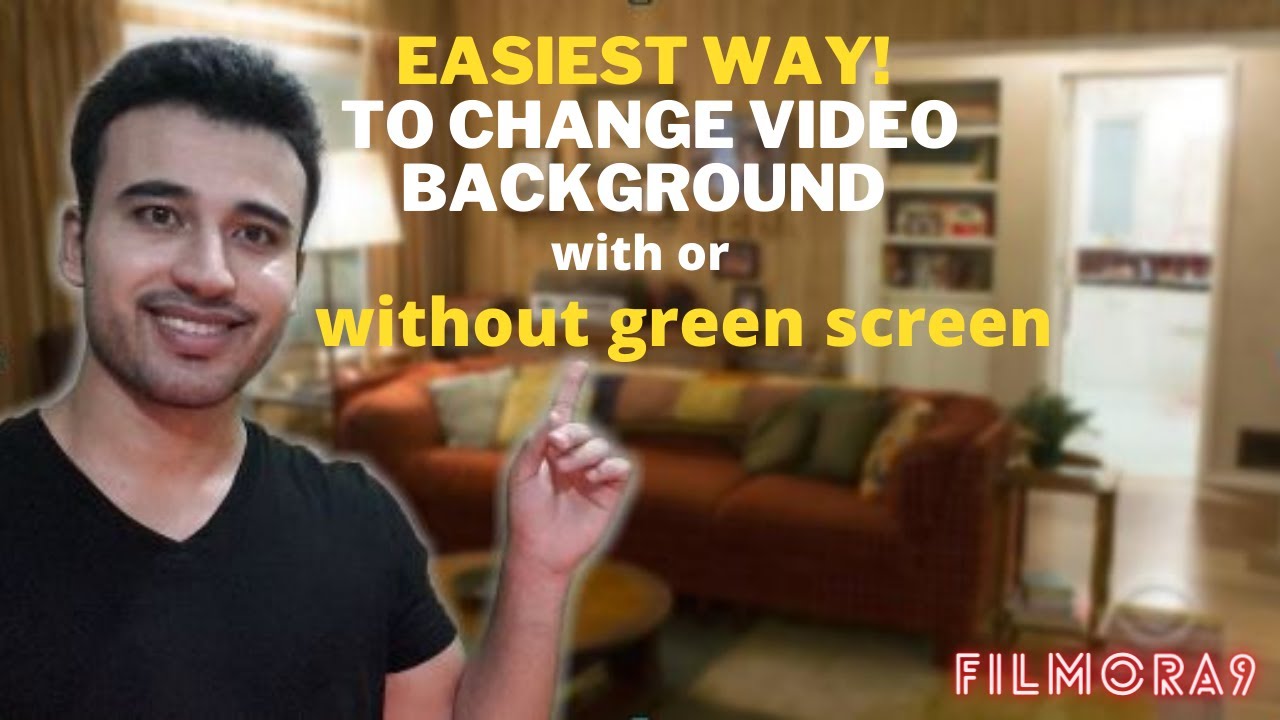 How to change video background without green screen|2020 easiest way