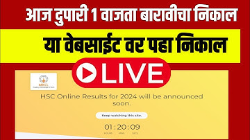HSC Result 2024 Maharashtra Board | आज बारावीचा निकाल, या वेबसाईटवर पाहता येणार बारावीचा निकाल