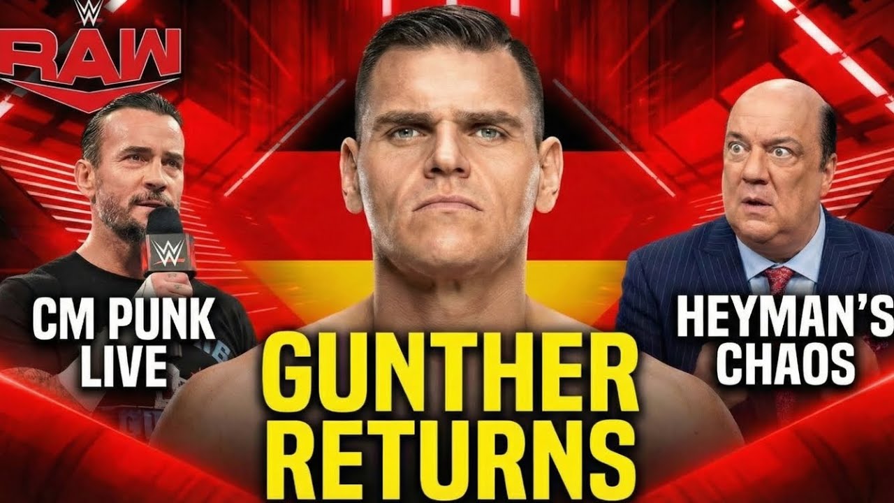 Gunther Returns Home! CM Punk SPEAKS & Massive Tag Team Chaos! | Raw Jan 12, 2026